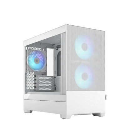 Fractal Design Pop Mini Air RGB | Mini-Tower | White TG Clear Tint | mATX | No PSU