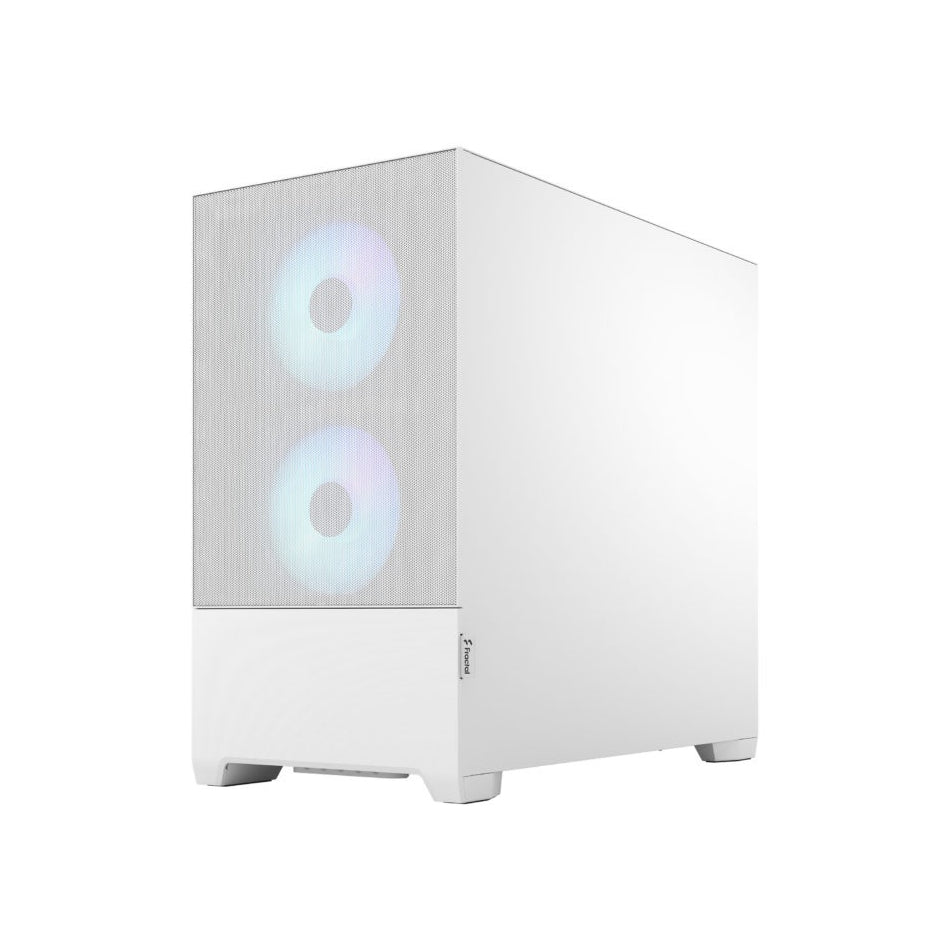 Fractal Design Pop Mini Air RGB | Mini-Tower | White TG Clear Tint | mATX | No PSU