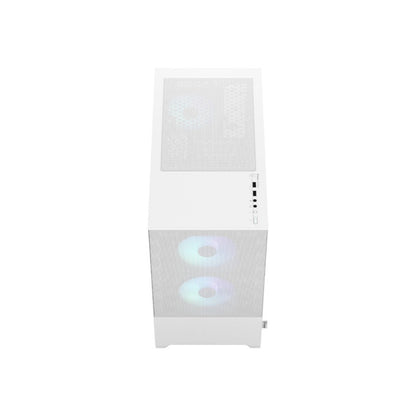 Fractal Design Pop Mini Air RGB | Mini-Tower | White TG Clear Tint | mATX | No PSU