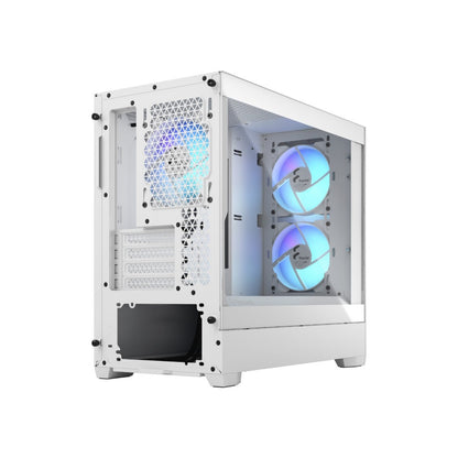 Fractal Design Pop Mini Air RGB | Mini-Tower | White TG Clear Tint | mATX | No PSU