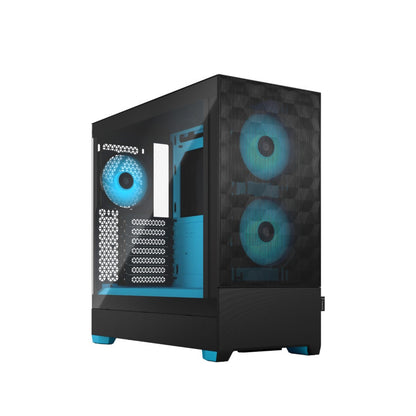 Fractal Design Pop Air RGB | Mid-Tower | Cyan Core TG Clear Tint | ATX | No PSU