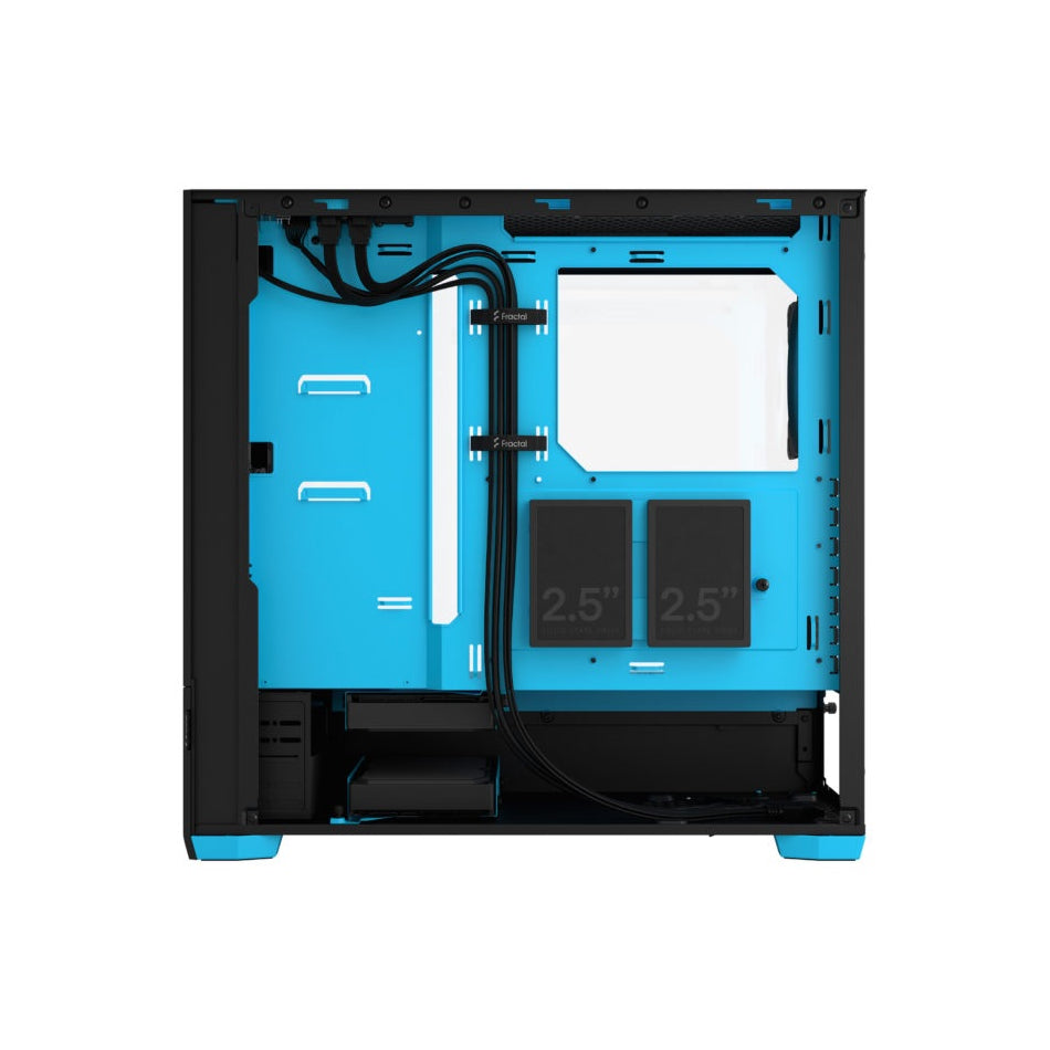 Fractal Design Pop Air RGB | Mid-Tower | Cyan Core TG Clear Tint | ATX | No PSU
