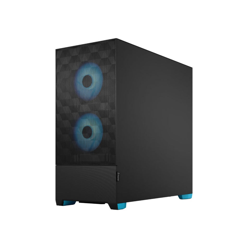 Fractal Design Pop Air RGB | Mid-Tower | Cyan Core TG Clear Tint | ATX | No PSU