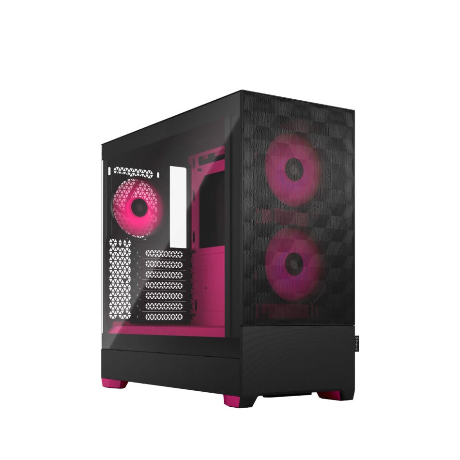 Fractal Design Pop Air RGB | Mid-Tower | Magenta Core TG Clear Tint | ATX | No PSU