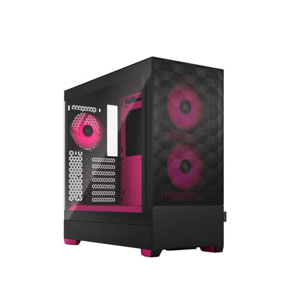 Fractal Design Pop Air RGB | Mid-Tower | Magenta Core TG Clear Tint | ATX | No PSU