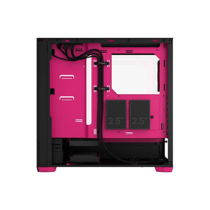 Fractal Design Pop Air RGB | Mid-Tower | Magenta Core TG Clear Tint | ATX | No PSU