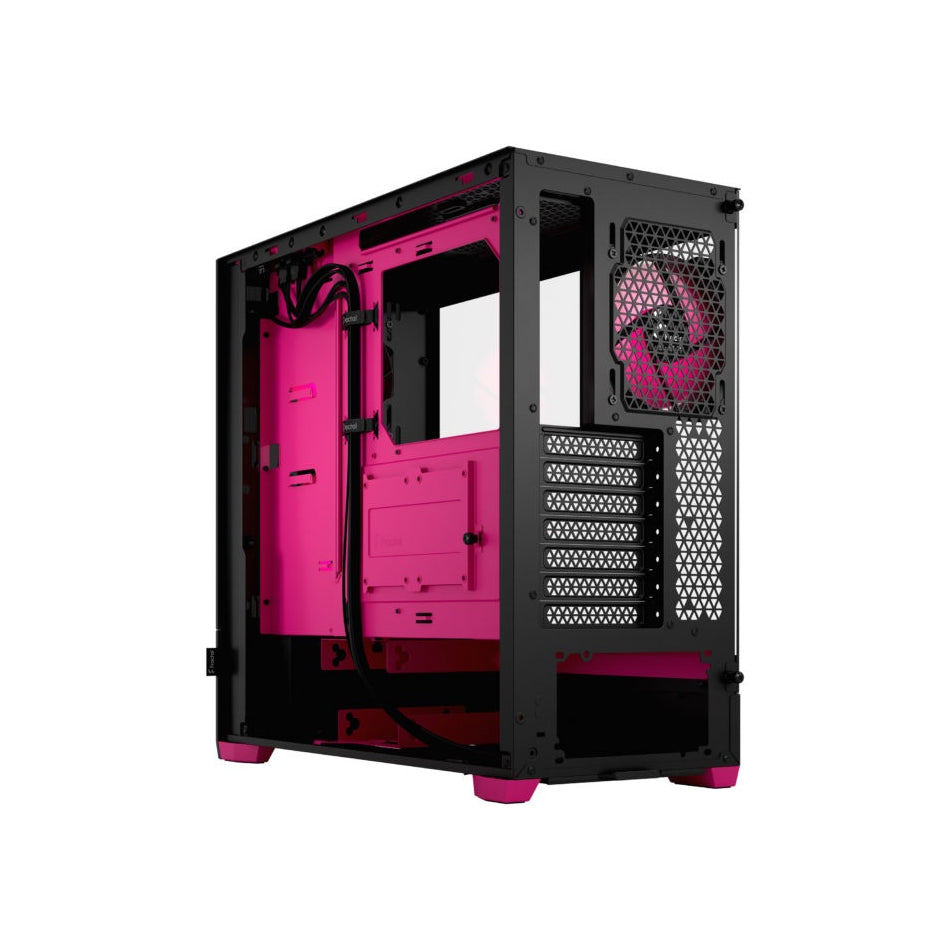 Fractal Design Pop Air RGB | Mid-Tower | Magenta Core TG Clear Tint | ATX | No PSU