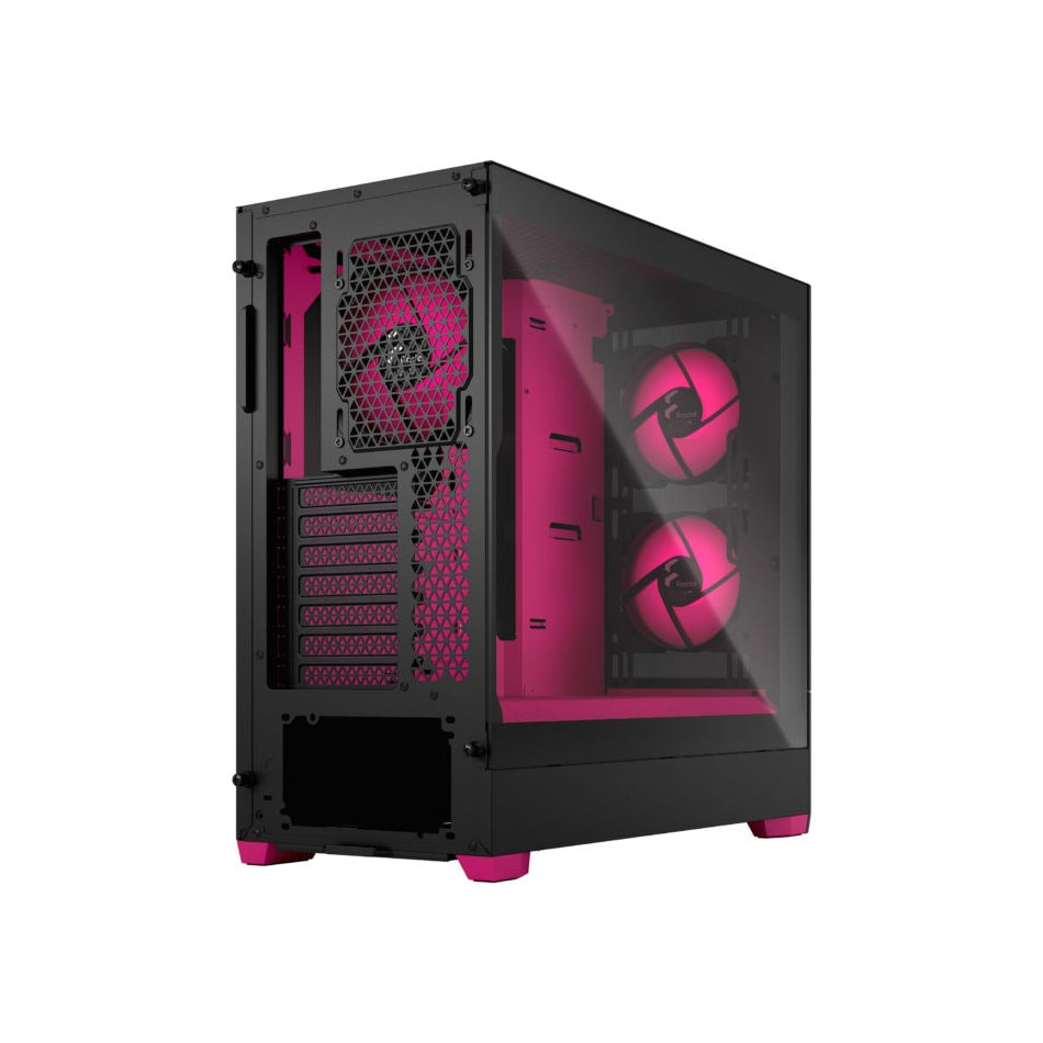 Fractal Design Pop Air RGB | Mid-Tower | Magenta Core TG Clear Tint | ATX | No PSU