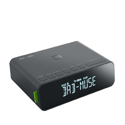 Muse | M-175 DBI Digital Radio | DAB/DAB+/FM RDS | Dual Alarm Clock | Black