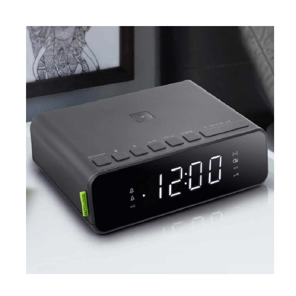 Muse | M-175 DBI Digital Radio | DAB/DAB+/FM RDS | Dual Alarm Clock | Black