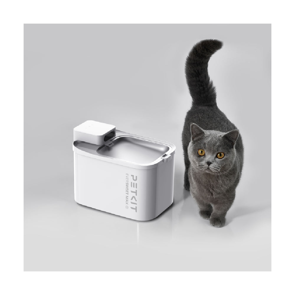 PETKIT | Eversweet Max 2 UVC Drinking Fountain | 3L Capacity | UVC Sterilization | BPA Free | White