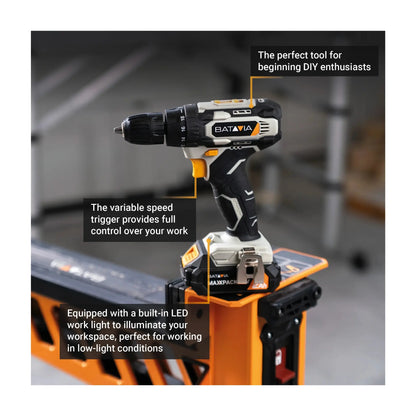 Batavia B.V. | 18V Drill Driver | Without Battery and Charger in BMC