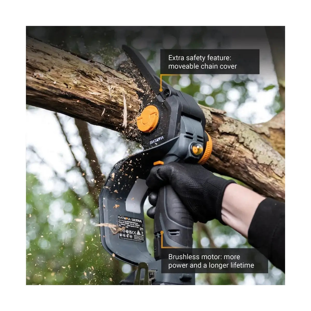 Batavia B.V. | 18V Nexxsaw Cordless Brushless One-Hand Chainsaw V3 Ultra