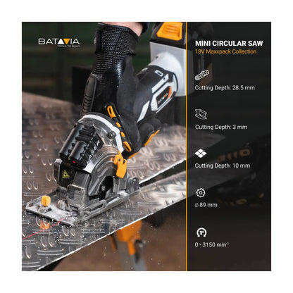 Batavia B.V. | Batavia Maxxpack Collection mini circular saw | Cordless | 89 mm