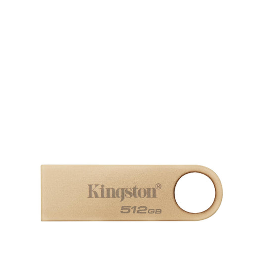 Kingston | DataTraveler SE9 G3 USB Flash Drive | 512 GB | USB 3.2 Gen 1 | Premium Metal Casing | Gold