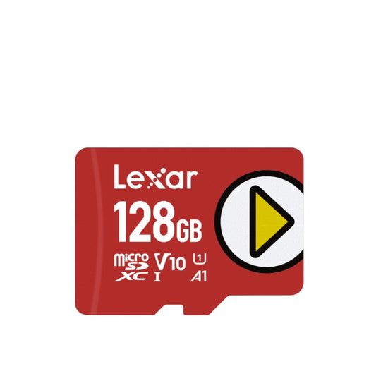 Lexar | PLAY microSDXC Memory Card | 128 GB | Speed Class UHS-I U1 Class 10 | 205MB/s Read High Speed