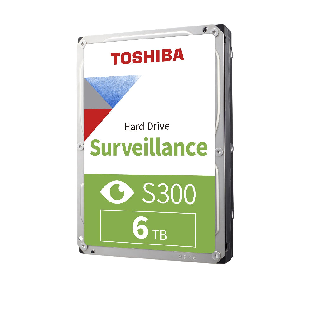 Toshiba | S300 Surveillance Hard Drive | 6000 GB | 7200 RPM 3.5in SATA | 24/7 Video Streaming