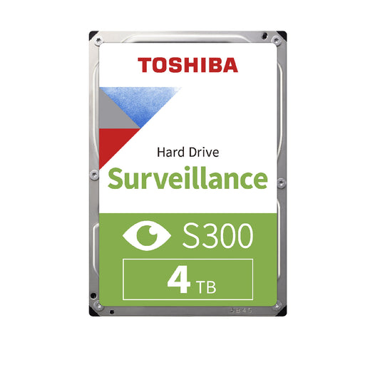 Toshiba | S300 Surveillance Hard Drive | 4000 GB | 5400 RPM 3.5in SATA | 24/7 Video Streaming