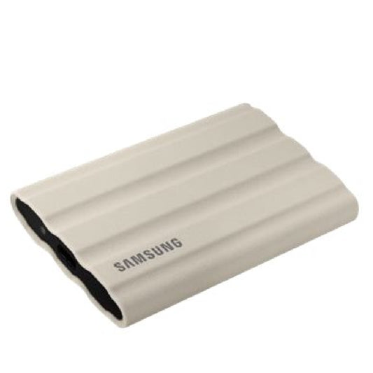 Samsung | T7 Shield Portable SSD | 2 TB | USB 3.2 Gen 2 USB-C | Beige | Rugged External Storage