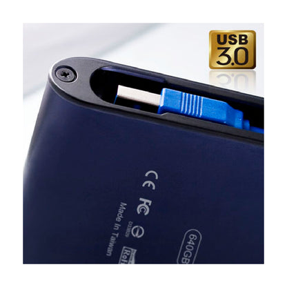 Silicon Power | Armor A80 Portable Hard Drive | 2048 GB | USB 3.0 | Blue | Water-Resistant Rugged Storage