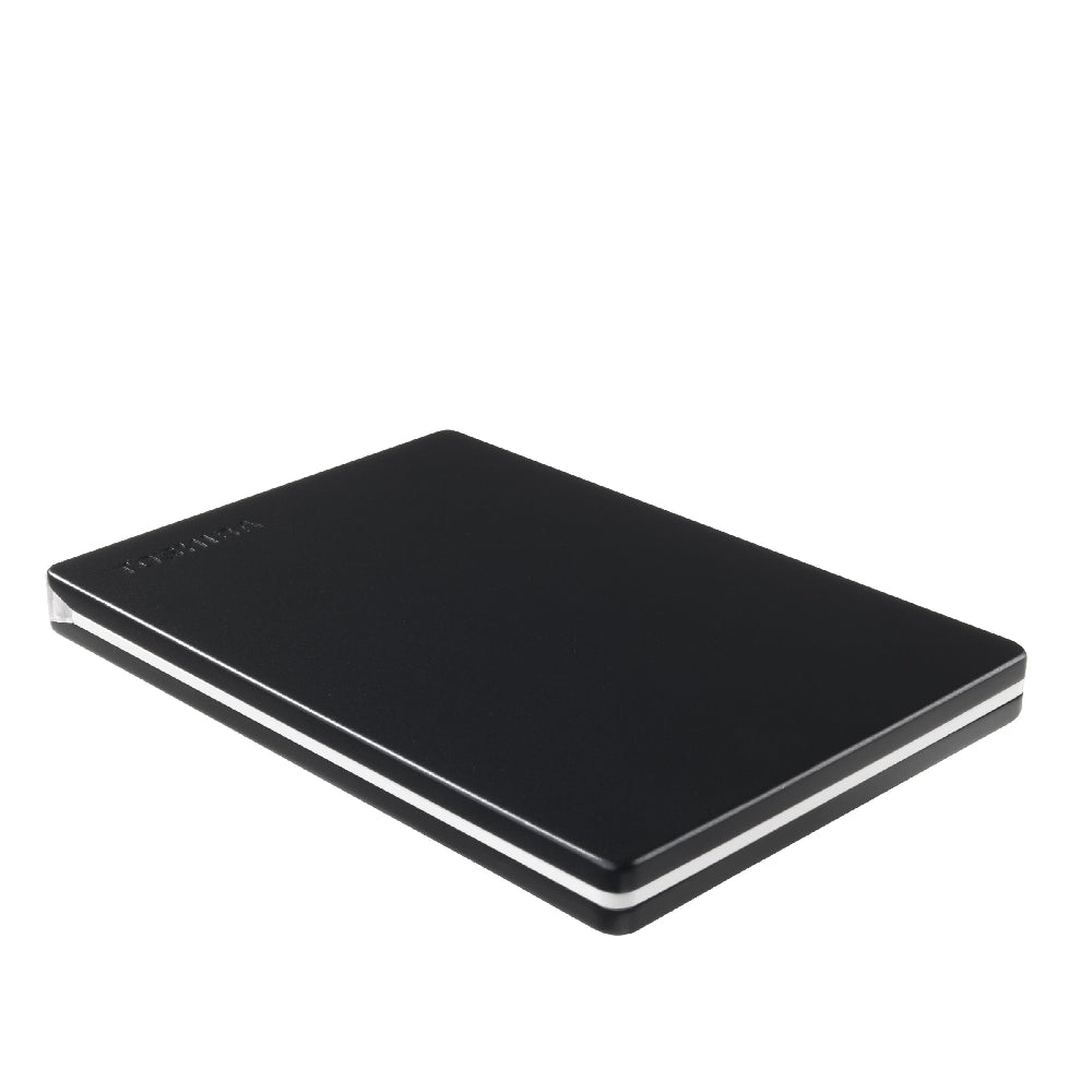 Toshiba | Canvio Slim Portable Hard Drive | 2048 GB | USB 3.2 Gen 1 | Black | Aluminum Slim Design