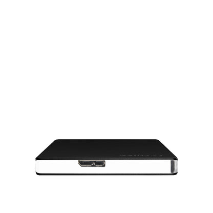 Toshiba | Canvio Slim Portable Hard Drive | 2048 GB | USB 3.2 Gen 1 | Black | Aluminum Slim Design