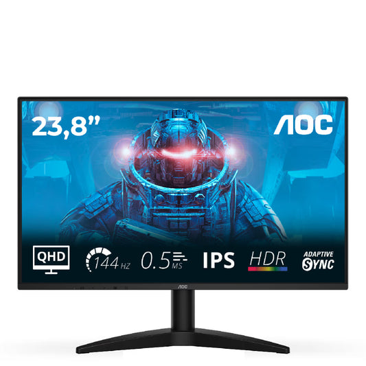 AOC | Q24B36X Monitor | 24" | IPS | QHD | 144 Hz