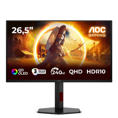 AOC | Gaming Q27G4ZDR Monitor | 27" | OLED | QHD | 240 Hz