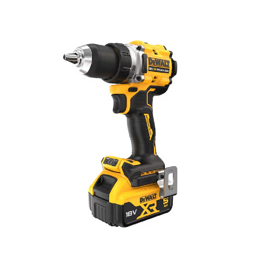DEWALT | XR Brushless Drill Driver DCD800P2T-QW | 18 V | 2x5 Ah | 90 Nm | Yellow/Black