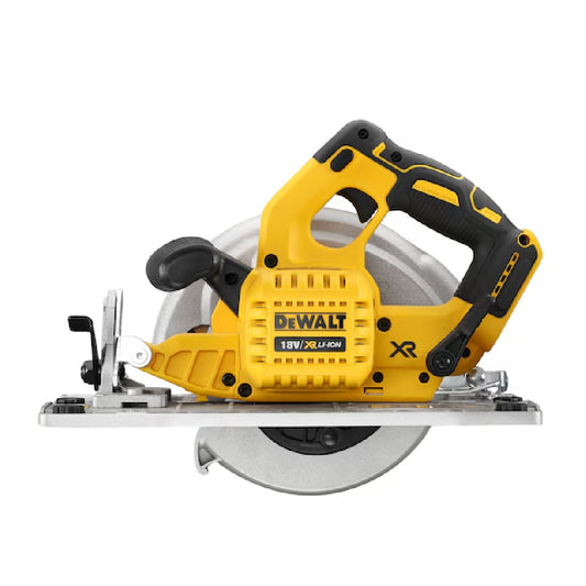 DEWALT | 18V XR Brushless 184 mm Rail Compatible Circular Saw DCS572N-XJ | 1010 W | Yellow/Black