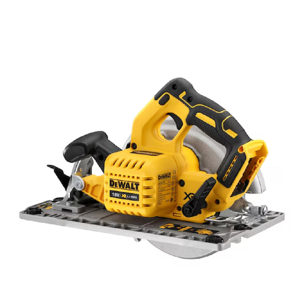 DEWALT | 18V XR Brushless 184 mm Rail Compatible Circular Saw DCS572N-XJ | 1010 W | Yellow/Black