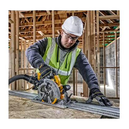 DEWALT | 18V XR Brushless 184 mm Rail Compatible Circular Saw DCS572N-XJ | 1010 W | Yellow/Black