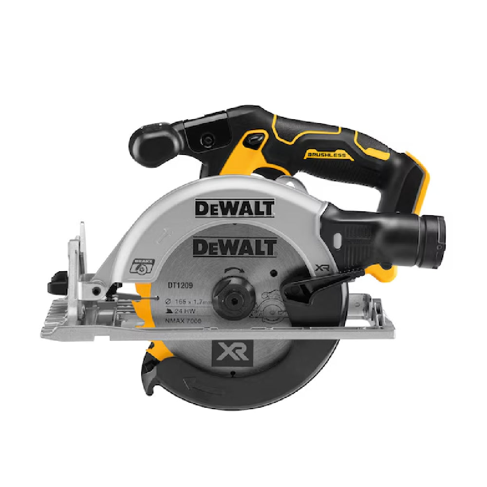 DEWALT | 18V XR Brushless 165 mm Circular Saw DCS565N-XJ | Yellow/Black