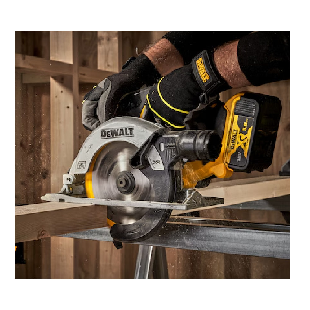 DEWALT | 18V XR Brushless 165 mm Circular Saw DCS565N-XJ | Yellow/Black