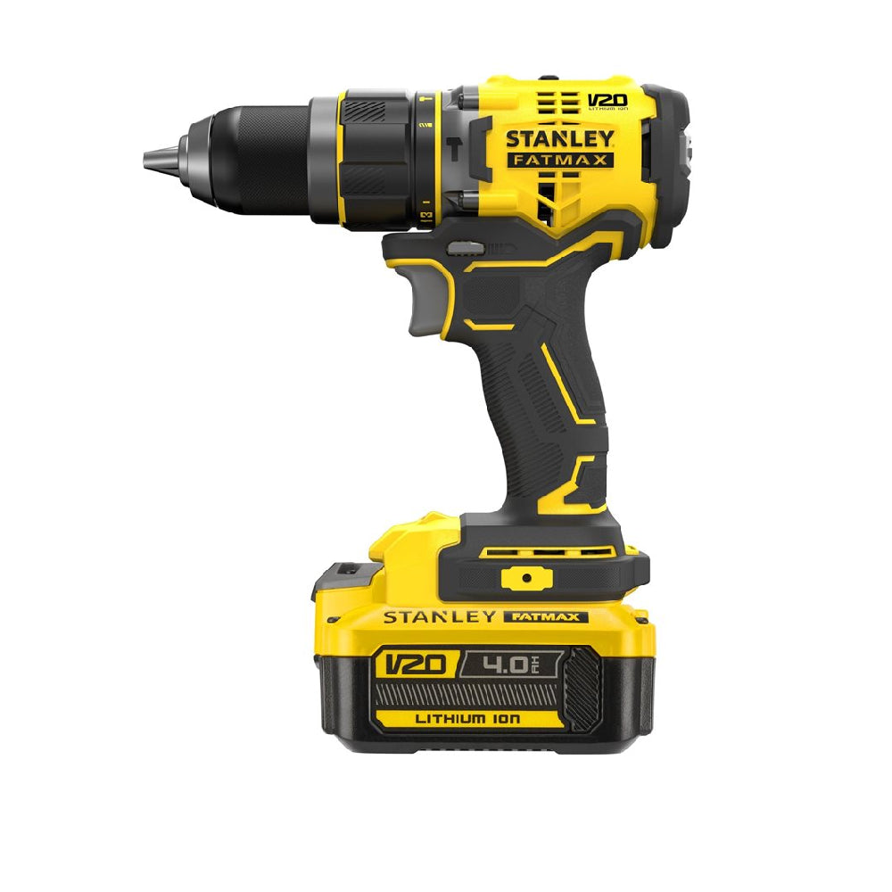 STANLEY FATMAX | 18V V20 Brushless Hammer Drill SFMCD721M2K-QW | 80 Nm | 2 x 4.0 Ah