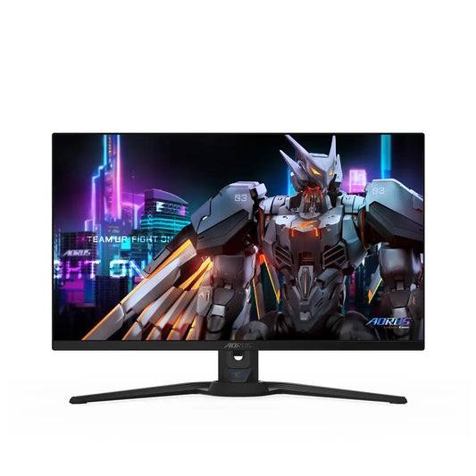 AORUS | FO27Q5P | 27 in | QHD 2560 x 1440 at 500 Hz | 1000 cd/m² | 2xHDMI, DisplayPort, USB-C | 18 Watt | Tilt