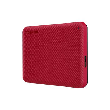 Toshiba Canvio | Portable | Hard drive | 2 TB | USB 3.2 Gen 1 | Red