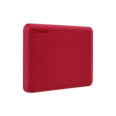 Toshiba Canvio | Portable | Hard drive | 2 TB | USB 3.2 Gen 1 | Red