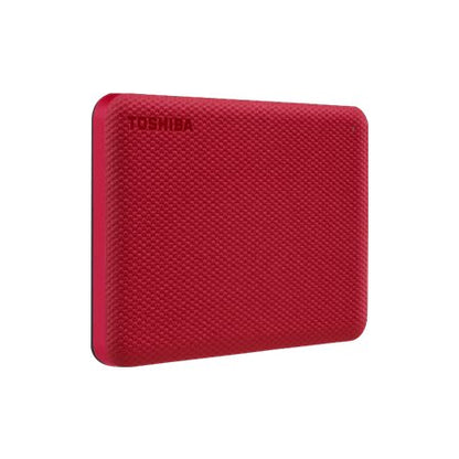 Toshiba Canvio | Portable | Hard drive | 2 TB | USB 3.2 Gen 1 | Red