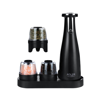Adler AD 4449 | Electric Salt & Pepper Grinder | USB-C