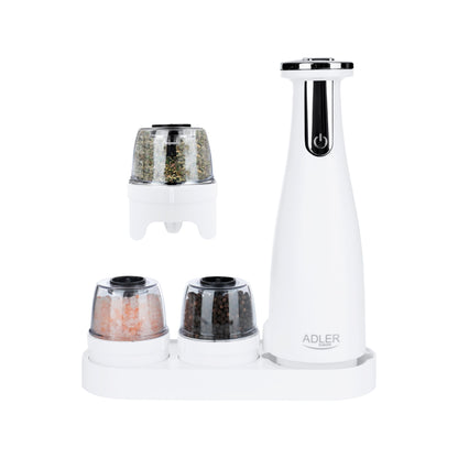 Adler AD 4449 | Electric Salt & Pepper Grinder | USB-C
