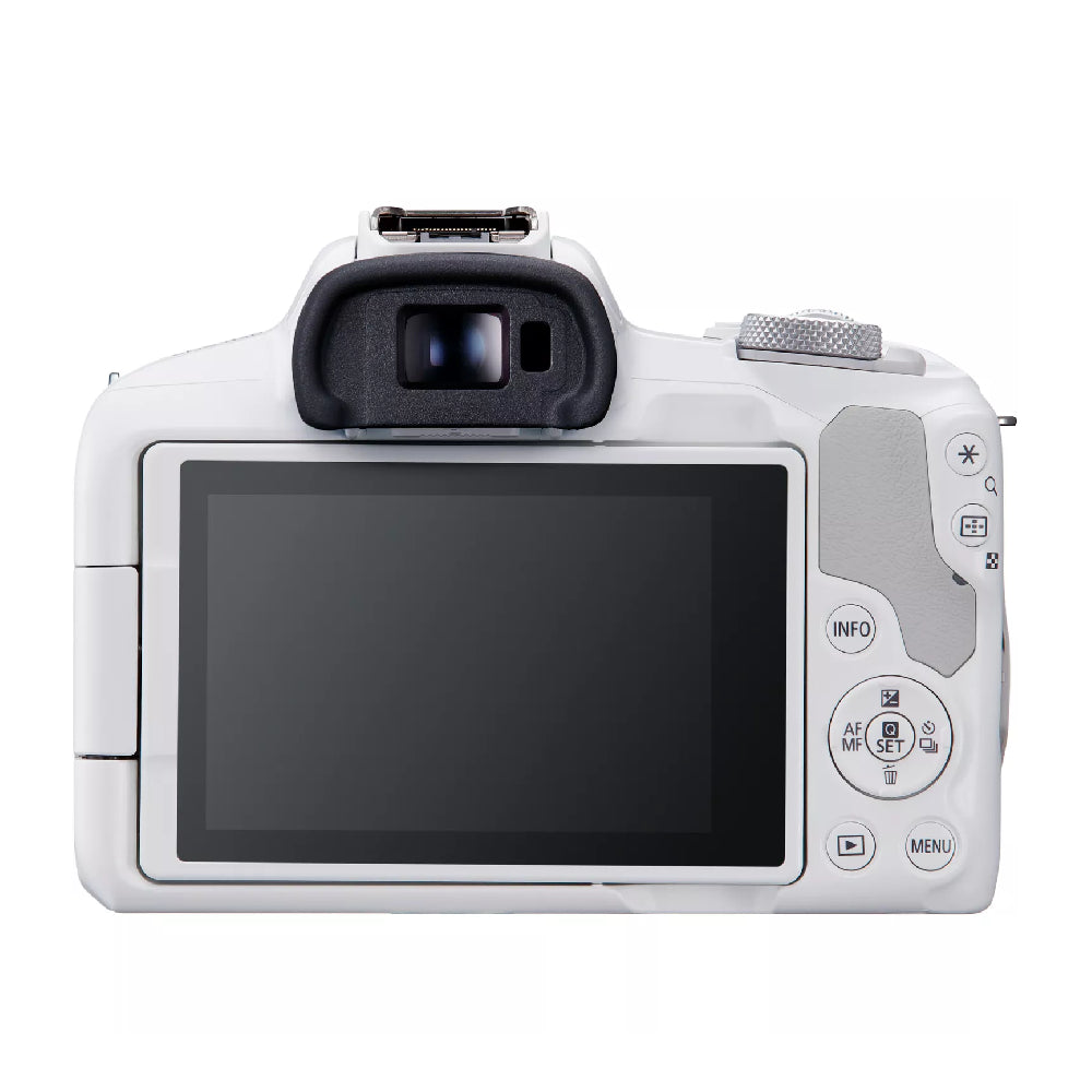 Canon | Canon EOS | R50 | RF-S 18-45mm F4.5-6.3 IS STM lens | Grey | White