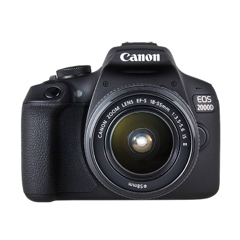 Canon | EOS 2000D | 24.1MP DSLR Camera with EF-S 18-55mm IS II Lens | Black