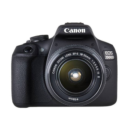 Canon | EOS 2000D | 24.1MP DSLR Camera with EF-S 18-55mm IS II Lens | Black