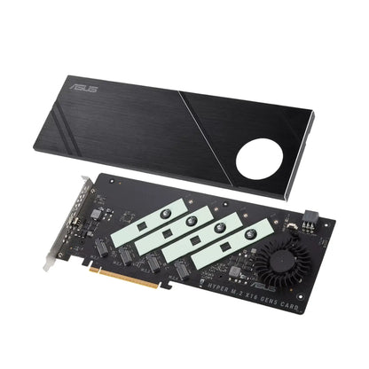 ASUS | Hyper M.2 x16 Gen5 Card | Interface adapter | M.2 Card | PCIe 5.0 x16