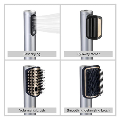 BABYLISS | Air Wand AS6555E | 3-in-1 Air Styler | Chrome