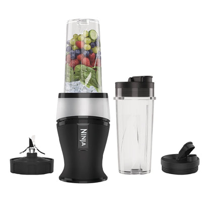 Ninja | QB3001EUS | Slim Blender & Smoothie Maker | Silver/Black