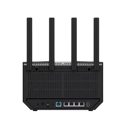ASUS | RT-BE82U | Wireless router | Wi-Fi BE6800 | Desktop | 4-port switch | 2.4 GHz / 5 GHz