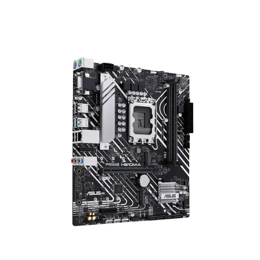 Asus | PRIME H610M-A R2.0 | Processor Socket LGA1700 Socket | Chipset Type Intel H610 | Supported RAM Technology DDR5 DIMM
