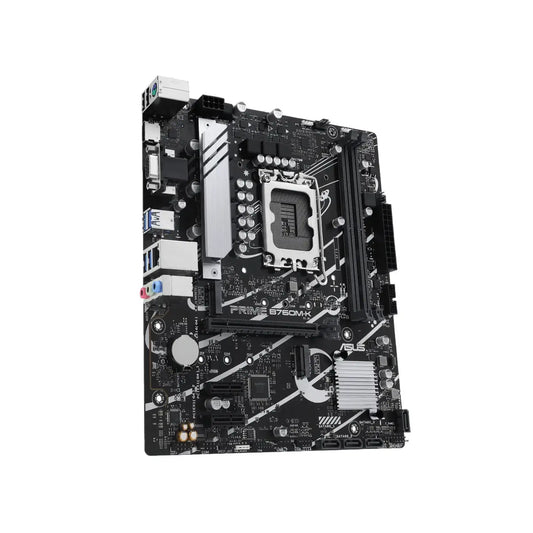 Asus | PRIME B760M-K | Processor Socket LGA1700 Socket | Chipset Type Intel B760 | Supported RAM Technology DDR5 SDRAM